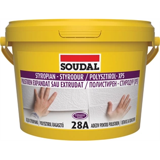 Soudal 28A oldószermentes polisztirol ragasztó 5kg